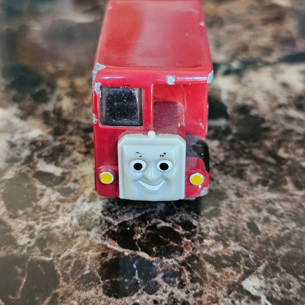 Learning Curve Thomas Friends Take Along Bertie the Bus Diecast Red Vehicle 2002